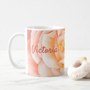 Personalised Rose Coffee Mug