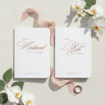 Personalised Rose Gold Foil Wedding