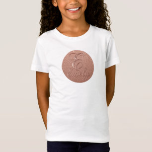 Personalised Rose Gold Glitter Name Design – Emely T-Shirt
