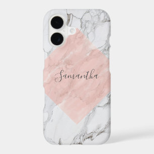 Personalised Rose Gold Marble Smartphone Case