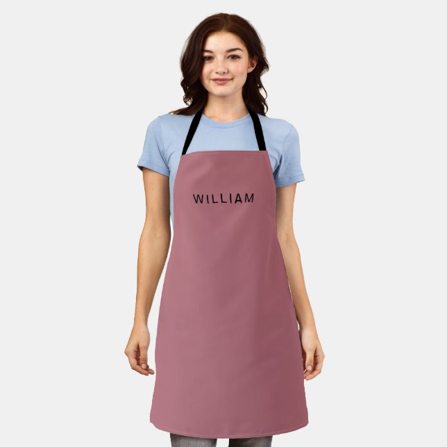 Personalised Rose Gold & Monogram | Elegant Custom Apron