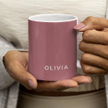 Personalised Rose Gold Monogram Name  Coffee Mug<br><div class="desc">Start your day in style with this personalised rose gold colour monogram name coffee mug. Featuring a sleek and sophisticated rose gold monogram, this custom mug adds a touch of elegance to your morning routine. Whether you’re enjoying your favourite coffee, tea, or hot chocolate, this high-quality ceramic mug will keep...</div>