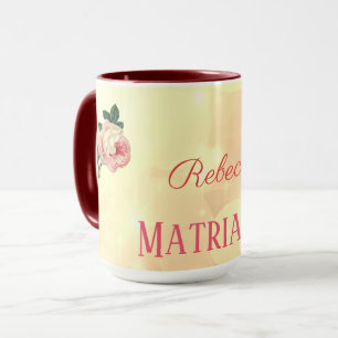 Personalised Roses Matriarch Mother Mug
