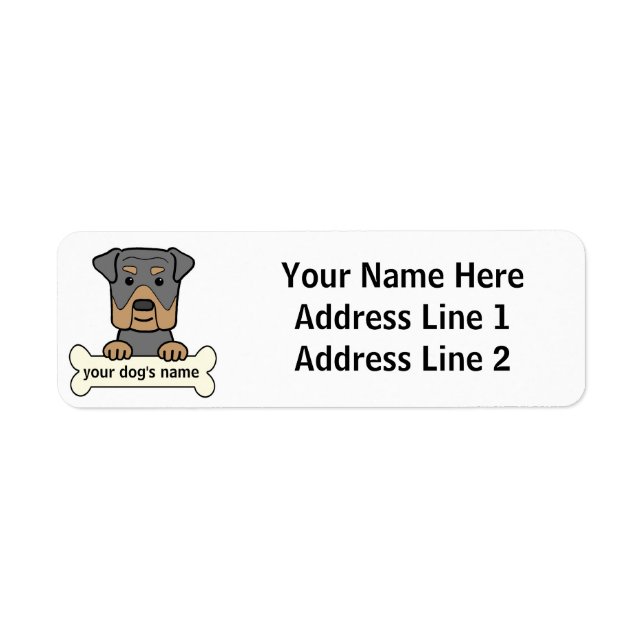Personalised Rottweiler (Front)