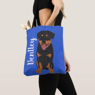 Personalised Rottweiler Tote Bag