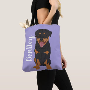 Personalised Rottweiler  Tote Bag
