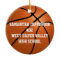 Personalised Round Basketball Sports Ornament