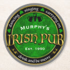 Personalised, Round Irish Pub Logo