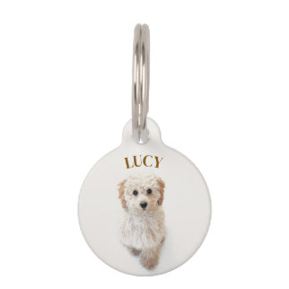 Personalised Round Pet Tag 