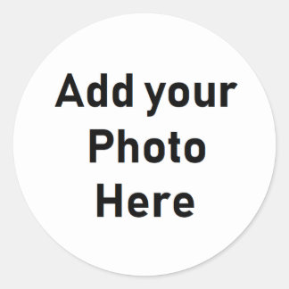 Personalised Round Photo Stickers