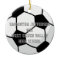 Personalised Round Soccer Ball Sports Ornament