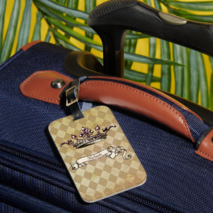 Personalised Royal Decree   Luggage Tag
