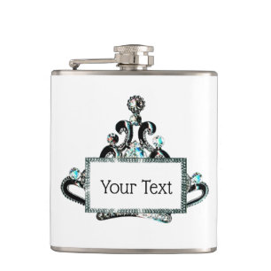 Personalised “Royal Tiara” Hip Flask