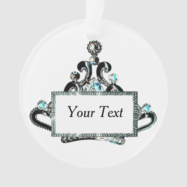Personalised Royal Tiara Ornament (Front)