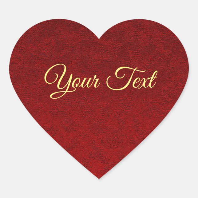 Personalised Royal Velvet Sticker (Front)