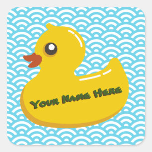Personalised Rubber duck Stickers