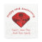 Personalised Ruby 40th Anniversary Napkins