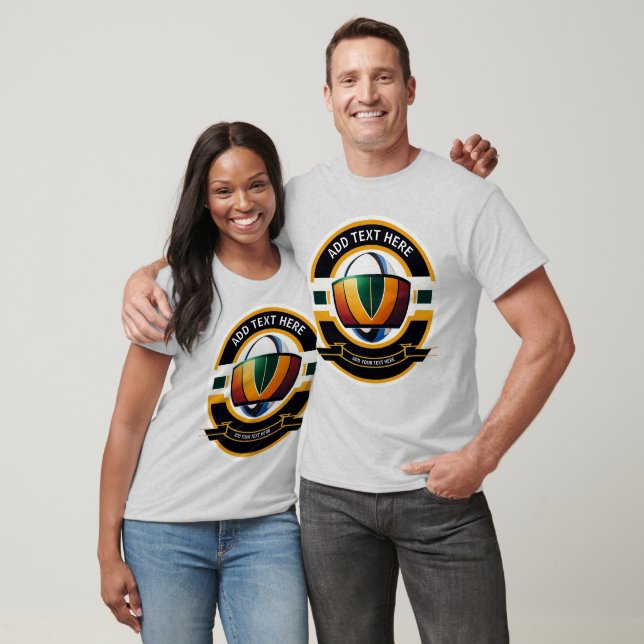Personalised Rugby T-Shirt (Unisex)