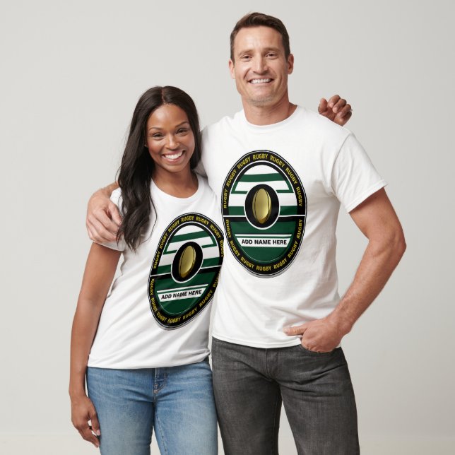 Personalised Rugby T-Shirt (Unisex)