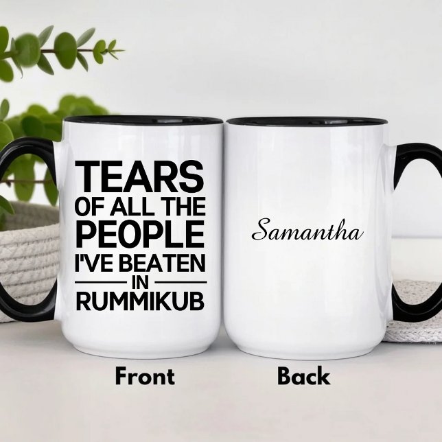 Personalised Rummikub Trophy Coffee Mug (Creator Uploaded)