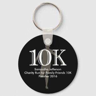 Personalised Runner 10k Cross-Country Keepsake Key Ring