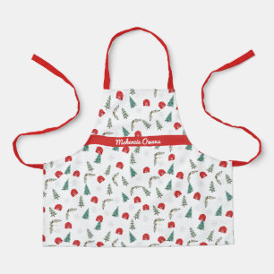 Personalised Rustic Christmas Barn Apron
