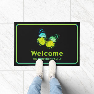 Personalised Rustic Farmhouse Family Name Doormat