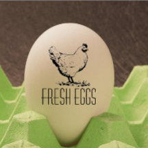 Personalised Rustic Hen Name Egg Love