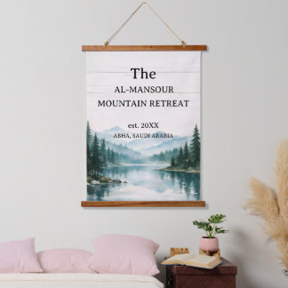 Personalised Rustic Nature Landscape Wall Art