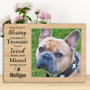 Personalised Rustic Pet Memorial Plaque