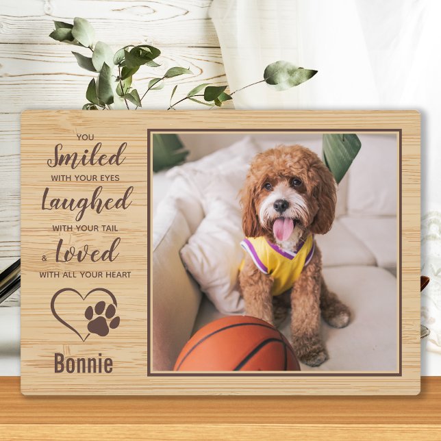 Personalised Rustic Pet Memorial Plaque (Creator Uploaded)