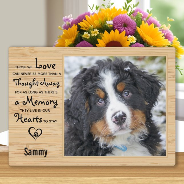 Personalised Rustic Pet Memorial Plaque (Creator Uploaded)