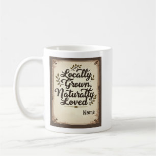 Personalised Rustic Wall Décor Coffee Mug