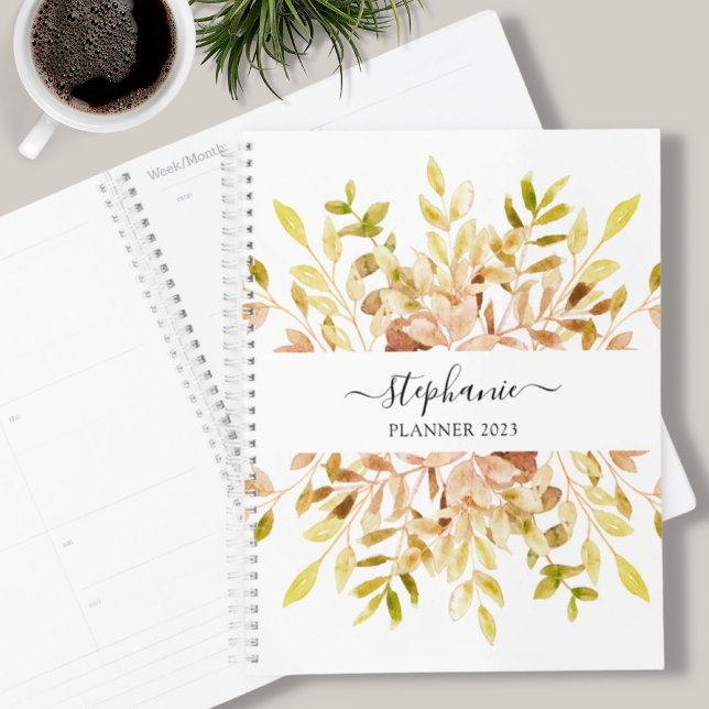 Personalised Rustic Watercolor  Planner (Creator Uploaded)