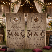 Personalised Rustic Wedding