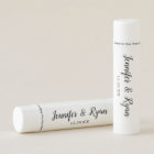Personalised Rustic Wedding Favours Lip Balm