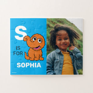 Personalised S is for Snuffleupagus   Photo Jigsaw Puzzle