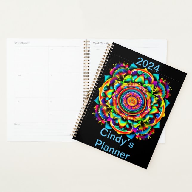 Personalised Sacred Geometry Mandala. Planner (Display)