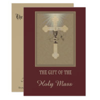 Catholic Mass Cards & Invitations | Zazzle.co.uk