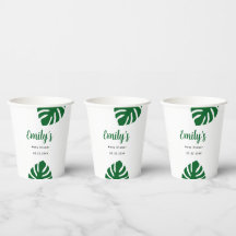 Personalised Safari Baby Shower Paper Cups
