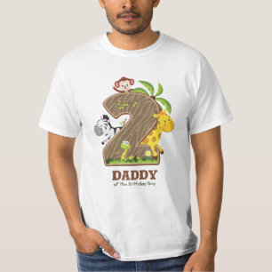 Personalised Safari Birthday Tshirt for Daddy