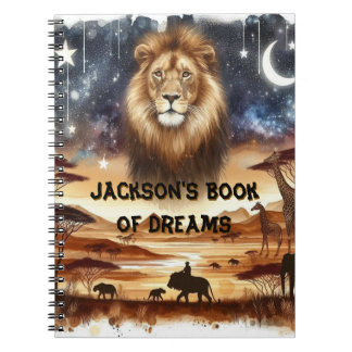 Personalised Safari Dream Journal