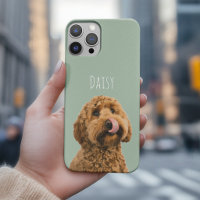 Personalised Sage Green Dog Photo
