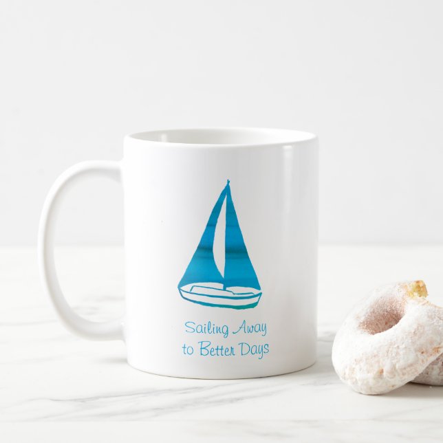 Personalised Sailboat Mug (With Donut)