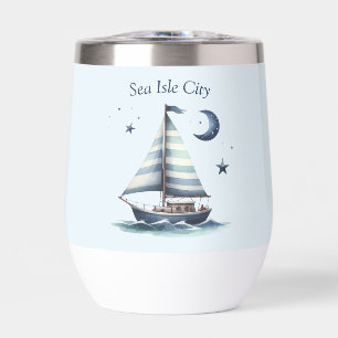 Personalised Sailboat Tumbler