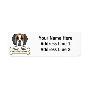 Personalised Saint Bernard