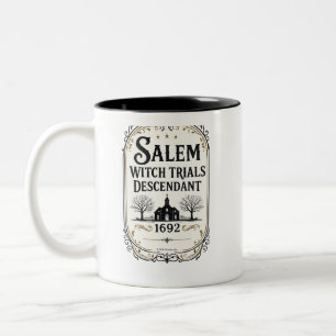 Personalised Salem Witch Trials Descendant Mug