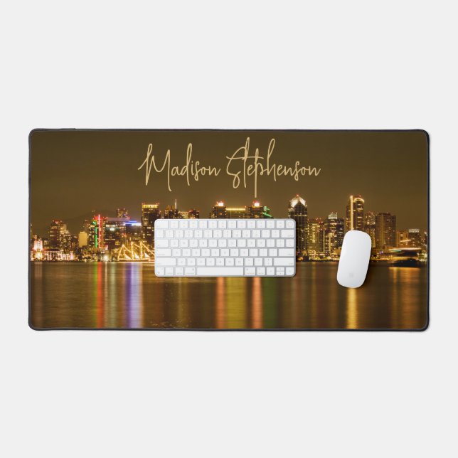Personalised San Diego Desk Mat (Keyboard & Mouse)