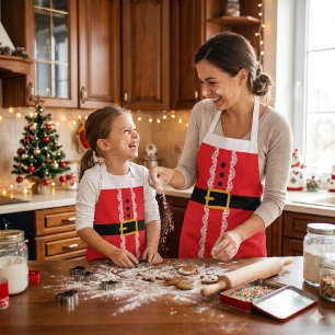 Personalised Santa  Christmas Apron