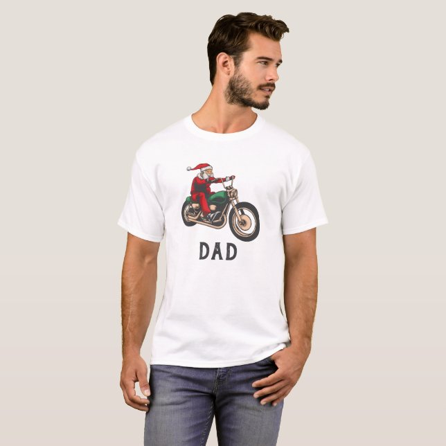 Personalised Santa Christmas Rider T-Shirt (Front Full)
